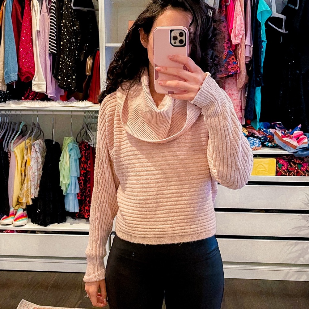 Pink sweater